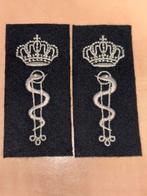 Kraagemblemen Marine Officier Tandarts, Verzamelen, Ophalen of Verzenden, Marine, Nederland, Embleem of Badge