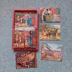 3x Vintage puzzelblokken, Ophalen of Verzenden