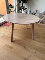 Ronde Massief Houten Tafel - 120cm, Huis en Inrichting, Tafels | Eettafels, Gebruikt, 100 tot 150 cm, Rond, Ophalen of Verzenden