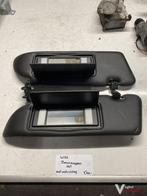 Mercedes W126 zonnekleppen set zwart met verlichting