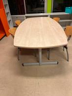 Tafel met 4 Stoelen voor Kinderkamer, Huis en Inrichting, Stoelen, Ophalen, Bruin, Metaal, Zo goed als nieuw