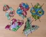 3 Turmac Zijdjes Bloemen - lot 2 - vintage, Nieuw, Ophalen of Verzenden, Turmac, Overige applicaties