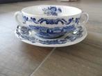 Engels servies - soepkom met schotel., Ophalen of Verzenden