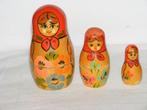 B6759 Oude matroesjka baboesjka USSR 3delig, Ophalen of Verzenden, Gebruikt