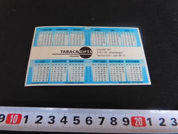 sticker Kalender 2004 Vlaardingen Tabac & Gifts  Liesveld  beschikbaar voor biedingen