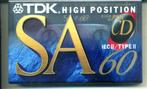 TDK SA 60EA Type II cassette For CD NIEUW GESEALD, Cd's en Dvd's, Cassettebandjes, Overige genres, 1 bandje, Ophalen of Verzenden