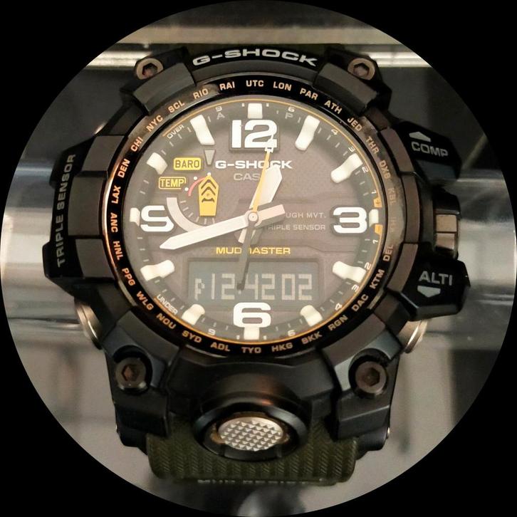 Casio G-Shock MUDMASTER. GWG-1000-1A3ER, Sieraden, Tassen en Uiterlijk, Horloges | Heren, Zo goed als nieuw, Casio, Kunststof