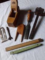 Lot oud timmer gereedschap o.a  blokschaaf  nooitgedagt, Ophalen of Verzenden