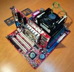 MSI PM8M-V + P4 + DDR + GeForce 6600 combo, Computers en Software, Moederborden, Socket 478, Ophalen of Verzenden, Micro-ATX, Overige typen
