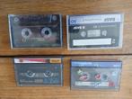 Set van 4 gebruikte cassettebandjes 90 minuten, Gebruikt, 2 t/m 25 bandjes, Overige genres, Ophalen of Verzenden