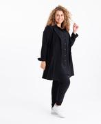 Zwarte blouse Inès Travel van Je m’appelle mt 50, Kleding | Dames, Zwart, Maat 46/48 (XL) of groter, Ophalen of Verzenden, Zo goed als nieuw