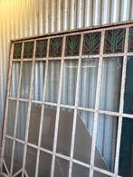 Stalen pui met glas inloop, Ophalen, Gevelraam of Ruit, Gebruikt, Glas in lood