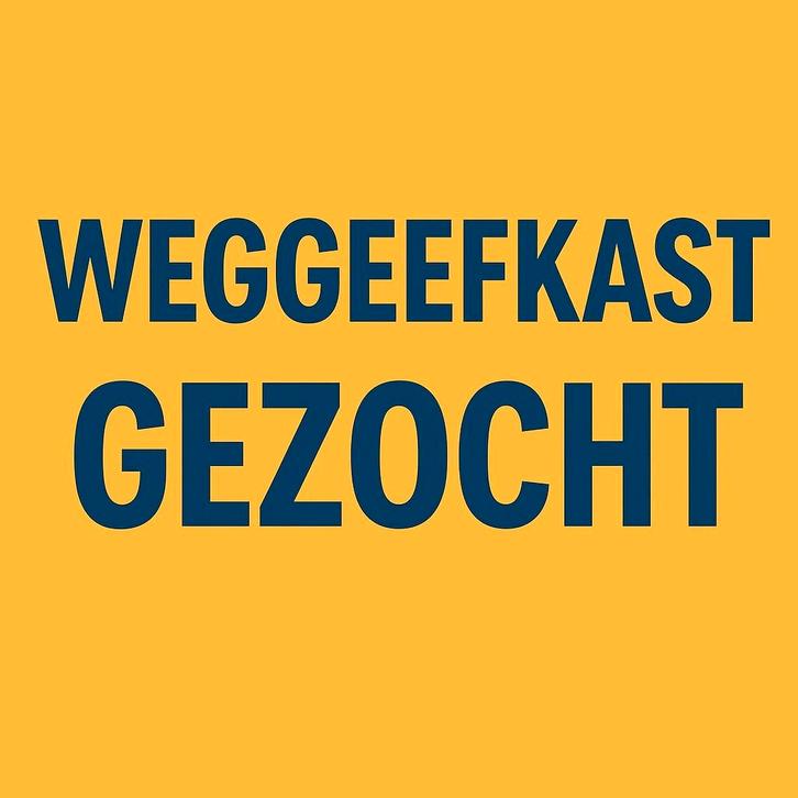 Weggeefkast gezocht, Huis en Inrichting, Kasten | Roldeurkasten en Archiefkasten, 150 tot 200 cm, 100 tot 150 cm, 50 tot 75 cm