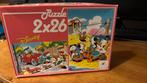 Donald Duck puzzel 2x26 stukjes, Ophalen of Verzenden, 10 tot 50 stukjes, Gebruikt, 6 jaar of ouder