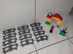 Duplo rails met station voor bij de trein, Kinderen en Baby's, Speelgoed | Duplo en Lego, Gebruikt, Ophalen of Verzenden, Duplo