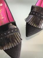 GRATIS VERZENDEN | LE BABE Nieuwe suede zwarte hakken 39½, Pumps, Verzenden, Zwart, Nieuw