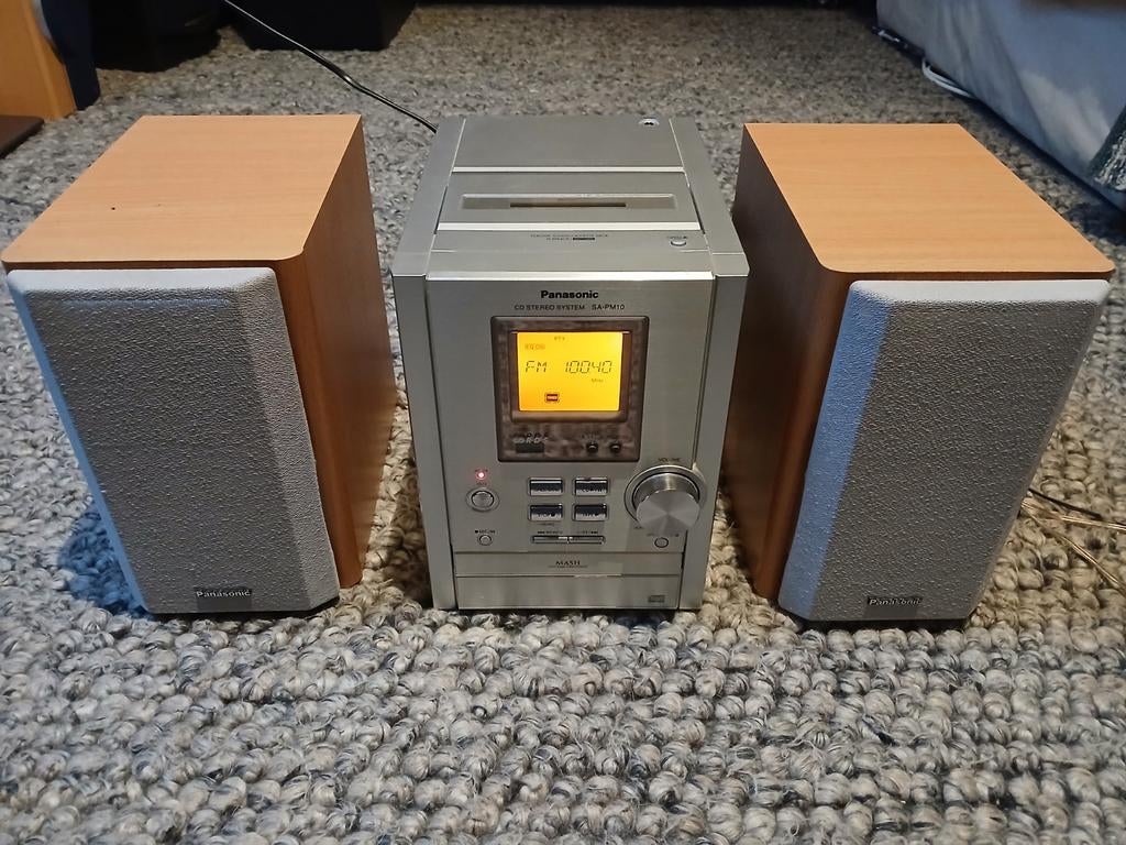 PANASONIC design-setje - met goede speakers!, Ophalen of Verzenden, Tuner of Radio, Overige merken, Microset