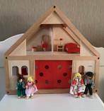 Houten poppenhuis., Kinderen en Baby's, Speelgoed | Poppenhuizen, Ophalen, Gebruikt, Poppenhuis