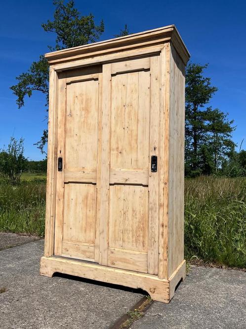 Oud grenen kast spoorwegkast NS jaren 20, Antiek en Kunst, Antiek | Meubels | Kasten, Ophalen