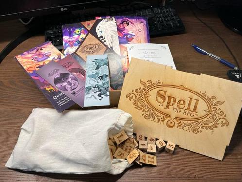 Spell: The RPG and Spellbook Vol 1 (33/100), Hobby en Vrije tijd, Gezelschapsspellen | Bordspellen, Zo goed als nieuw, Een of twee spelers