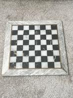 Marmeren Schaakbord Afmetingen 25x25 cm, Ophalen of Verzenden, Gebruikt