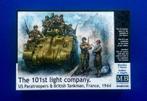 Masterbox	35164	US Paratroopers & British Tankman '44 1/35, Ophalen of Verzenden, Nieuw, 1:35 tot 1:50