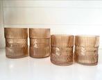 Riviera Maison windlichten bruin glas, Huis en Inrichting, Woonaccessoires | Kandelaars en Kaarsen, Overige materialen, Bruin