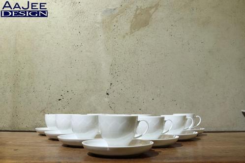 10 x Rosenthal - Lotus - Kop & Schotel - Bjorn Wiinblad, Huis en Inrichting, Keuken | Servies, Gebruikt, Kop(pen) en/of Schotel(s)
