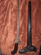 Antieke Keris met Damast Lemmet, Ophalen of Verzenden