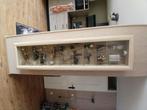 Vitrinekast, Huis en Inrichting, Ophalen, Met deur(en), 50 tot 100 cm, Zo goed als nieuw