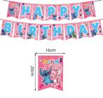 Stitch verjaardag banner/slinger Lilo en Stitch versiering, Nieuw, Versiering, Verzenden, Verjaardag