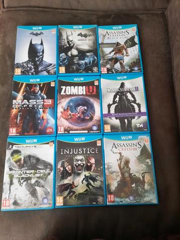 Verschillende spellen voor Wii o.a Assasin's Greed beschikbaar voor biedingen