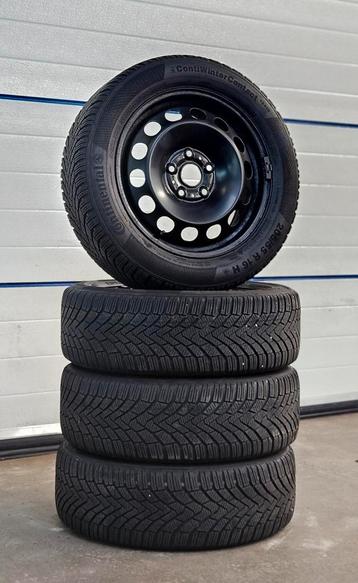 16" Orig Volkswagen Golf Caddy velgen+GOEDE Winterbanden   beschikbaar voor biedingen