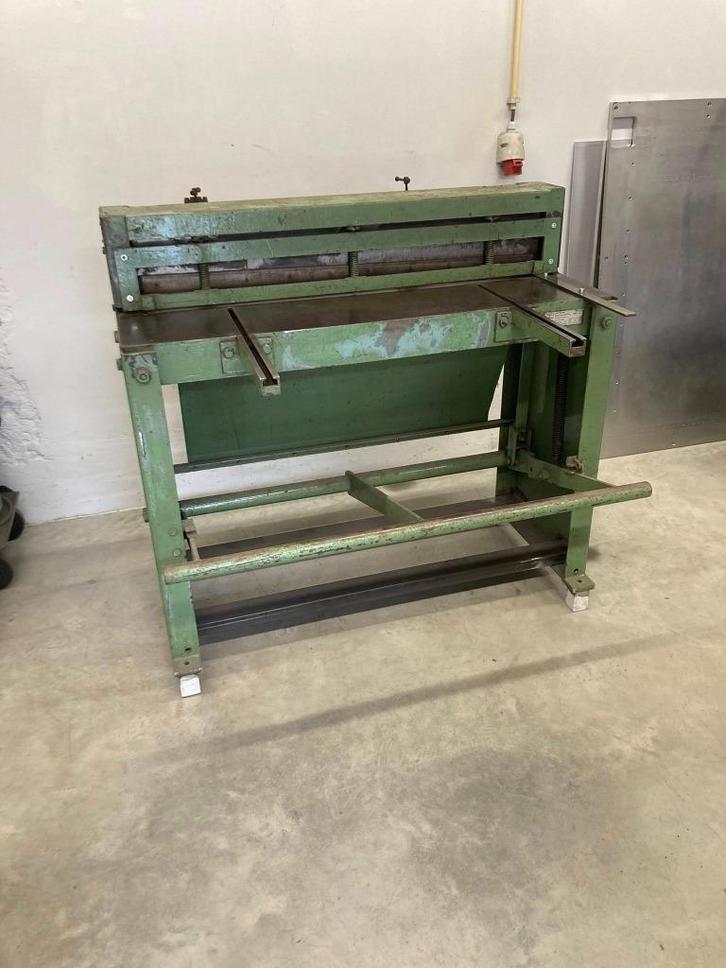 plaatschaar knipbank // zetbank vingerzetbank // plaatwal, Doe-het-zelf en Verbouw, Gereedschap | Handgereedschap, Gebruikt, Ophalen