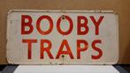 WAARSCHUWINGSBORD BOOBY TRAPS, Verzamelen, Militaria | Algemeen, Ophalen of Verzenden