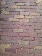 Oude gebakken dikformaat op pallets, Tuin en Terras, Ophalen, Gebruikt, Keramiek, Klinkers