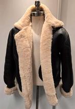Heren pilotenjas lammy coat - maat M - lamsleer lamsvacht, Ophalen of Verzenden, Zo goed als nieuw, Maat 48/50 (M), Bruin