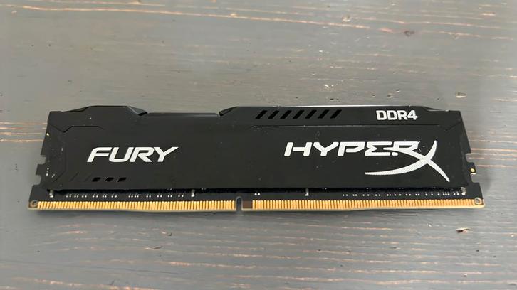 HyperX Fury 8 GB DDR4 desktop geheugenmodule HX421C14FB/8., Computers en Software, RAM geheugen, Zo goed als nieuw, Desktop, DDR4