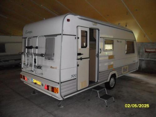 Caravan Europa 500 1995, Caravans en Kamperen, Caravans, Particulier, tot en met 4, 750 - 1000 kg, Treinzit, Sprite, 2 aparte bedden