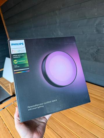 Philips Hue Daylo Wandlamp Outdoor Nieuw beschikbaar voor biedingen