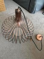 Moderne Lucide spokes design hanglamp koperkleurig, Huis en Inrichting, Lampen | Hanglampen, Ophalen, Zo goed als nieuw, Metaal