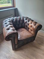 Chesterfield stoel, Huis en Inrichting, Ophalen, Eenpersoons, 75 tot 100 cm, Zo goed als nieuw
