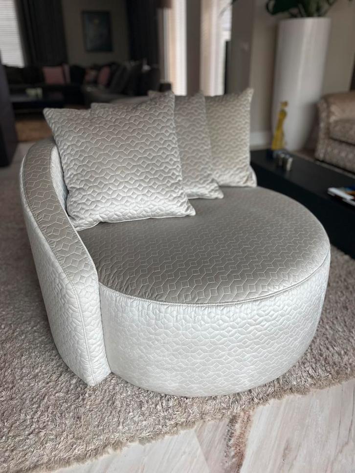 Macazz Chiro design stoel, Huis en Inrichting, Fauteuils, Zo goed als nieuw, Stof, 100 tot 125 cm, 75 tot 100 cm, Ophalen of Verzenden
