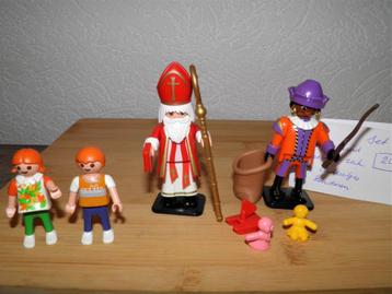 Playmobil Sinterklaas en Piet met extra figuren. Set 4. beschikbaar voor biedingen