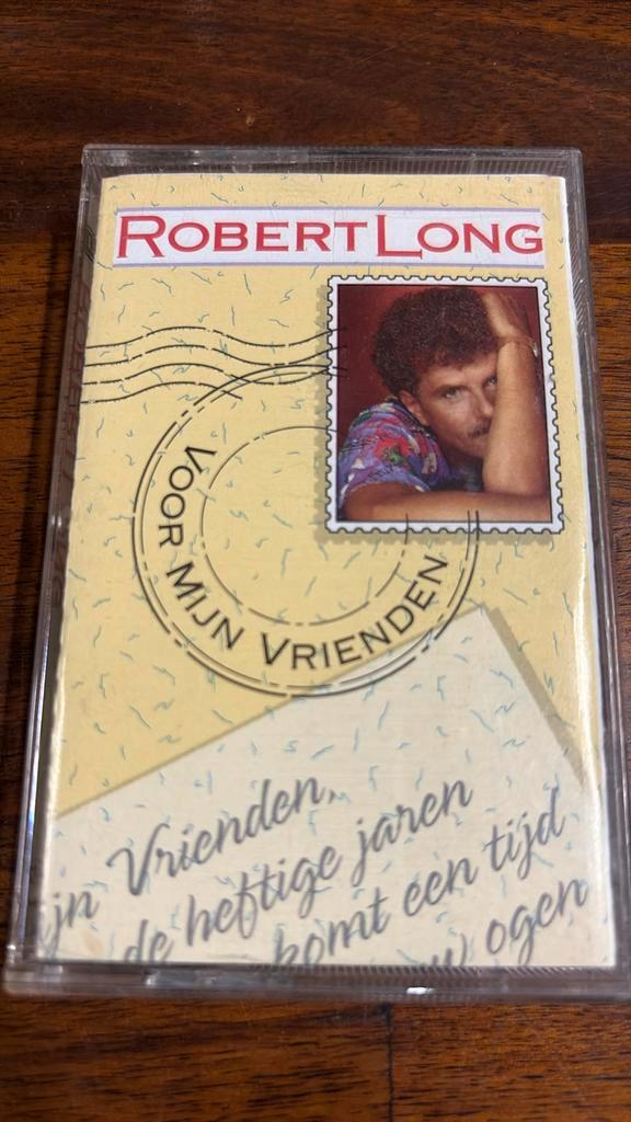 Robert Long muziek cassette voor mijn vrienden igst, Cd's en Dvd's, Cassettebandjes, Gebruikt, Origineel, Nederlandstalig, 1 bandje