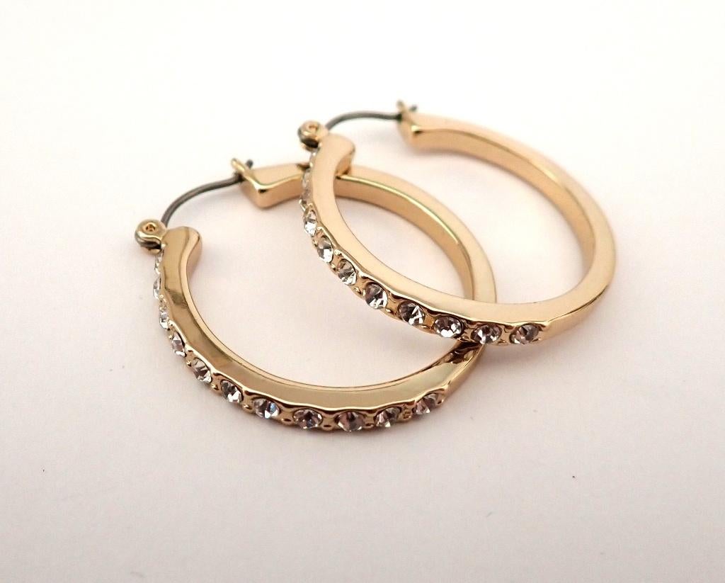 Goudkleurige creolen, Verzenden, Zo goed als nieuw, Goud, Overige materialen