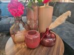 Set van 5 decoratieve vazen, Ophalen, Overige kleuren, Minder dan 50 cm, Glas