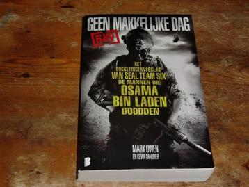 Mark Owen : Geen gemakkelijke dag (US Navy Seal team six) beschikbaar voor biedingen