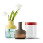 IKEA PS 2014 Vaas/Pot met Deksel - Matali Crasset Design, Ophalen of Verzenden, Gebruikt, Blauw, Bak of Kom