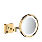 Hans Grohe goudkleurige led spiegel 3 x vergrotend, Ophalen of Verzenden, Nieuw, Zwart